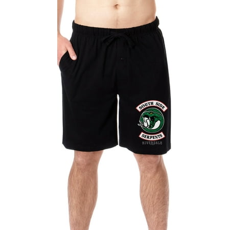 Riverdale Mens TV Show Series Southside Serpents Sleep Pajama Shorts