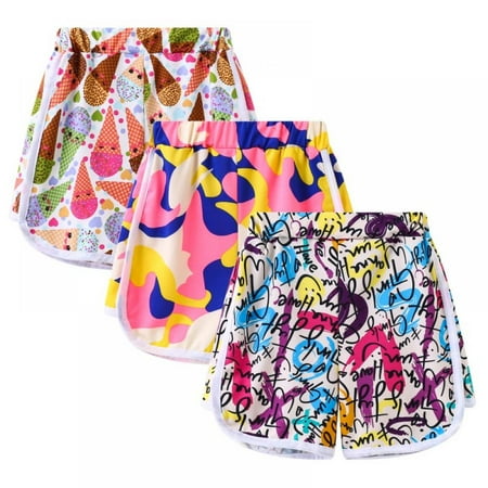 SILVERCELL Girls 3-Pack Athletic Shorts Breathable Workout Running Printed Dolphin Shorts 2-11 Year
SILVERCELL Girls 3-Pack Athletic Shorts Breathable Workout Running Printed Dolphin Shorts 2-11 Year