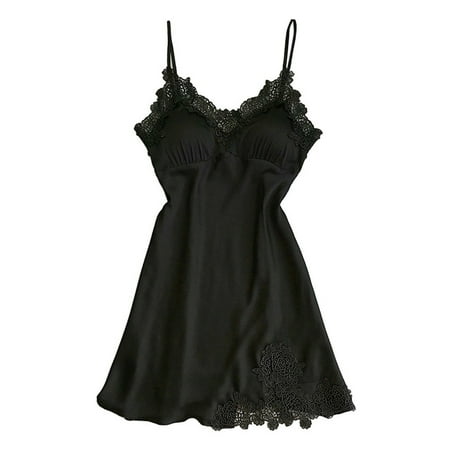 EHTMSAK Full Slip Babydoll for Women Satin Nightgown Spaghetti Strap Lingerie Sexy Teddy Chemise Black S
EHTMSAK Full Slip Babydoll for Women Satin Nightgown Spaghetti Strap Lingerie Sexy Teddy Chemise Black S