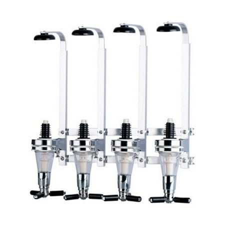 NUOLUX 4-Bottle Liquor Dispenser Wall Mounted Bottle Beverage Stand Wall Bracket Drink Beer Wine Dispenser
NUOLUX 4-Bottle Liquor Dispenser Wall Mounted Bottle Beverage Stand Wall Bracket Drink Beer Wine Dispenser