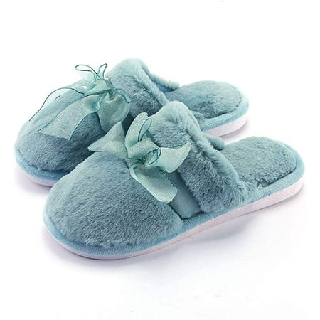 CoCopeaunt Fuzzy Bow knot Slippers Winter Slippers House Slippers Non-Slip Shoes for Women
CoCopeaunt Fuzzy Bow knot Slippers Winter Slippers House Slippers Non-Slip Shoes for Women