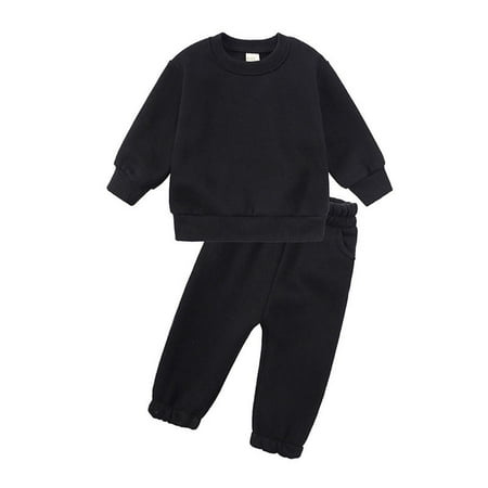 Sodopo Baby Boy Girl Solid Color Fall Clothes Toddler Ribbed Collar Long Sleeve Pullover Crew Neck Top Sweatshirt Pants Kids 2 Pcs Casual Winter Warm Outfits
Sodopo Baby Boy Girl Solid Color Fall Clothes Toddler Ribbed Collar Long Sleeve Pullover Crew Neck Top Sweatshirt Pants Kids 2 Pcs Casual Winter Warm Outfits
