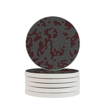 Circular Drink Coasters Set Colorful Seamless Background Beautiful Home Decor Diatomite Heat-Resistant Diatomite Protect Table Countertop
Circular Drink Coasters Set Colorful Seamless Background Beautiful Home Decor Diatomite Heat-Resistant Diatomite Protect Table Countertop