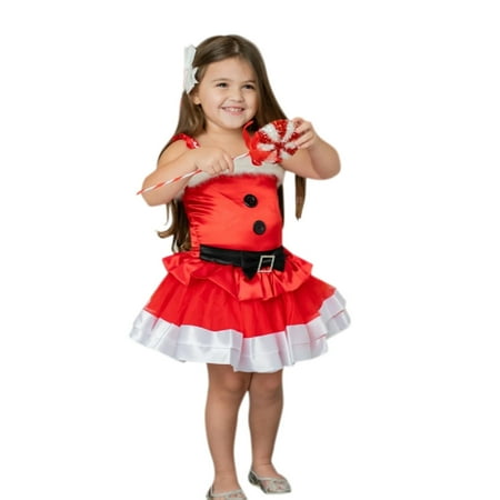 TOWED22 Girls Christmas Dresses Girls Elegant Winter Christmas Fashion Faux Collar Red Overcoat Outfit Kids Stylish Holiday Party Coat Red