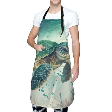 Cauagu Watercolor Turtle5 Aprons with Pockets Waterproof Apron for Women Kitchen Cooking Apron Adjustable Bib Aprons Chef Apron for Cooking Drawing Crafting
Cauagu Watercolor Turtle5 Aprons with Pockets Waterproof Apron for Women Kitchen Cooking Apron Adjustable Bib Aprons Chef Apron for Cooking Drawing Crafting