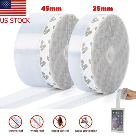 MDHAND 1/2PCS 16FT Weather Silicone Seal Strip Self Adhesive Insect Proof and Noise Prevention Door Seal
MDHAND 1/2PCS 16FT Weather Silicone Seal Strip Self Adhesive Insect Proof and Noise Prevention Door Seal