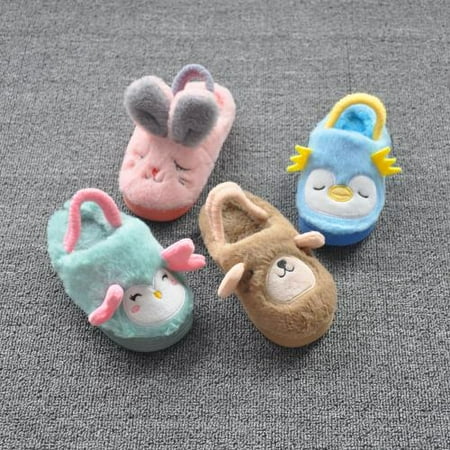 Zhaomeidaxi Childrens indoor slippers cute animal slippers warm memory foam cotton home slippers soft and comfortable home shoes cute fluffy slippers
Zhaomeidaxi Childrens indoor slippers cute animal slippers warm memory foam cotton home slippers soft and comfortable home shoes cute fluffy slippers