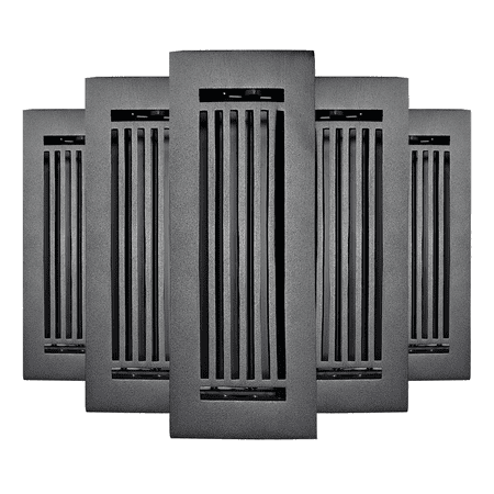 Prima Decorative Hardware Cast Aluminum Floor Register Size 3″ X 10″ VR109 Pack of 5 - Black No Holes
Prima Decorative Hardware Cast Aluminum Floor Register Size 3″ X 10″ VR109 Pack of 5 - Black No Holes