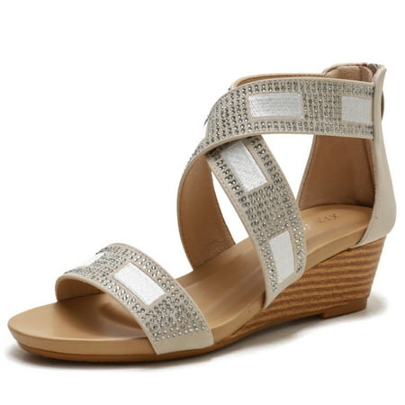 Cathalem Womens Sandals Size 9w Slide Sandals Women Rhinestone Comfortable Thick Soled Waterproof Platform Sandals for Women White 7.50
Cathalem Womens Sandals Size 9w Slide Sandals Women Rhinestone Comfortable Thick Soled Waterproof Platform Sandals for Women White 7.50