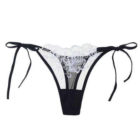 BIZIZA Women Thongs Panties Strappy Low Rise Lace Sexy Seamless White Free Size
BIZIZA Women Thongs Panties Strappy Low Rise Lace Sexy Seamless White Free Size
