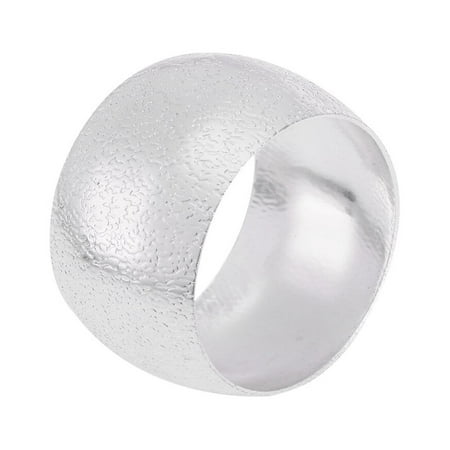 Decorative Napkin Ring Handmade Round Shape Metal Napkin Holder Wedding Party Dinner Table Decor (Silver)
Decorative Napkin Ring Handmade Round Shape Metal Napkin Holder Wedding Party Dinner Table Decor (Silver)