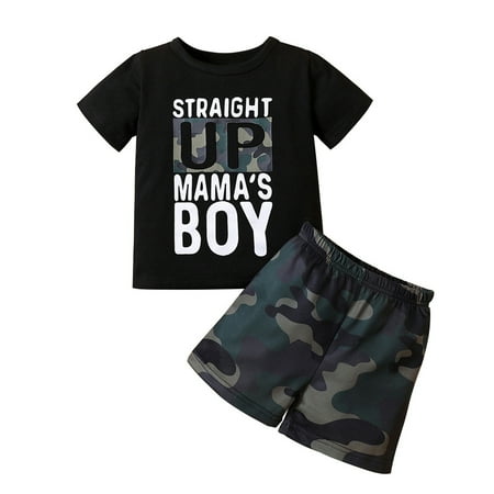 Summer Toddler Boys Short Sleeve Prints Tops Camouflage Shorts Two Piece Outfits Set For Kids Clothes New Born Baby Stuff for Boys
Summer Toddler Boys Short Sleeve Prints Tops Camouflage Shorts Two Piece Outfits Set For Kids Clothes New Born Baby Stuff for Boys