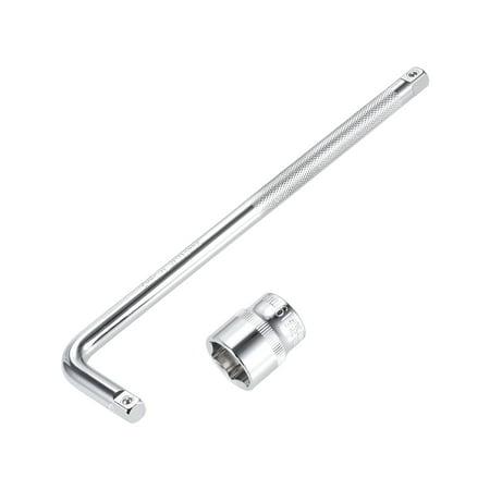 Unique Bargains Socket Accessory Set Shallow Socket 10 L-Shape Extension Handle with 3/8 Drive 0.75inch
Unique Bargains Socket Accessory Set Shallow Socket 10 L-Shape Extension Handle with 3/8 Drive 0.75inch