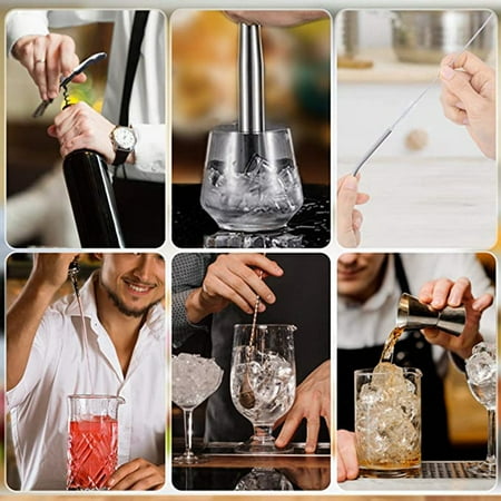 Stainless Steel Cocktail Shaker Set Bartender Kit Boston Shaker Tool Set with Acrylic Stand and Bar Tools Set
Stainless Steel Cocktail Shaker Set Bartender Kit Boston Shaker Tool Set with Acrylic Stand and Bar Tools Set