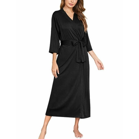 Ekouaer Womens Robes Casual Long Sleeve Sleep Robe Loungewear Dressing Gown Long Soft Bathrobe
Ekouaer Womens Robes Casual Long Sleeve Sleep Robe Loungewear Dressing Gown Long Soft Bathrobe