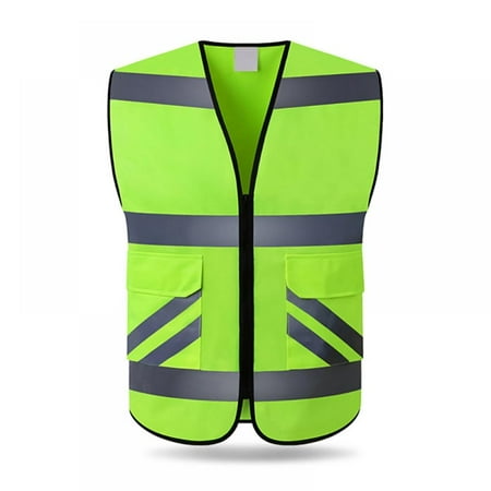 Clearance Newway Reflective Safety Vest with 2 Pockets and Zipper High Visibility Adjustable Fluorescent Vest for Outdoor Sports
Clearance Newway Reflective Safety Vest with 2 Pockets and Zipper High Visibility Adjustable Fluorescent Vest for Outdoor Sports