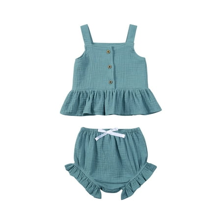 PDYLZWZY Toddler Infant Baby Girl Shorts Set Cotton Linens Sleeveless Shirt Top+Short 2Pcs Summer Clothes cqH
PDYLZWZY Toddler Infant Baby Girl Shorts Set Cotton Linens Sleeveless Shirt Top+Short 2Pcs Summer Clothes cqH
