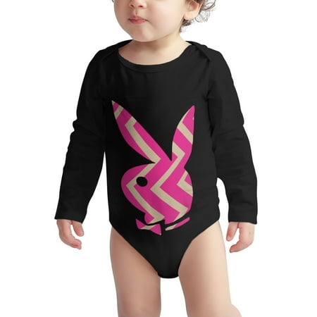 Playboi-Carti s Baby Boy Girl Long Sleeve Bodysuit Snap Closure Black 12 Months