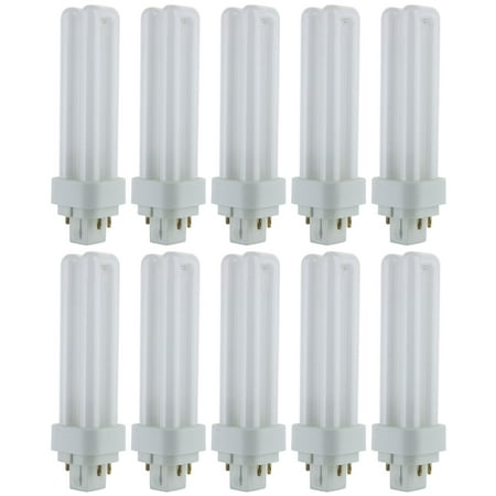 10 Pack Sunlite 13 Watt PLD 4-Pin Double U-Shaped Twin Tube G24Q-1 Base Warm White
10 Pack Sunlite 13 Watt PLD 4-Pin Double U-Shaped Twin Tube G24Q-1 Base Warm White