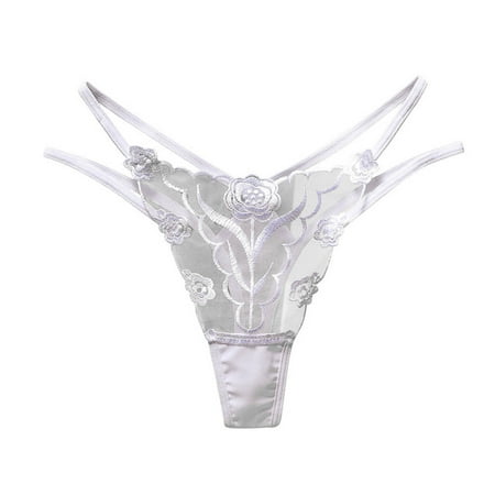 YYDGH Women s Bikini Panties Sexy Lace Underwear for Women Stretch String See Through Low Rise Ladies Briefs White M
YYDGH Women s Bikini Panties Sexy Lace Underwear for Women Stretch String See Through Low Rise Ladies Briefs White M