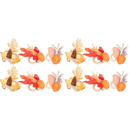 Raindrops 12 pcs Thanksgiving Napkin Holders Dining Table Napkin Rings Party Serviette Rings Decor
Raindrops 12 pcs Thanksgiving Napkin Holders Dining Table Napkin Rings Party Serviette Rings Decor