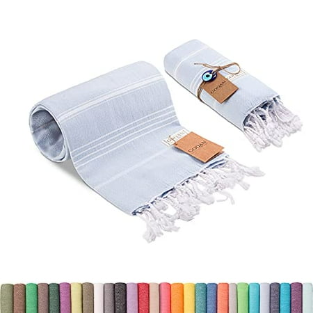 Realgrandbazaar Lucky Turkish Towels Beach Towels %100 Cotton - Pre Washed No-Shrink Quick Dry Soft 39x71 Large Peshtemal Turkish Towel Set can be Made - Goqan by realgrandbazaar (Ligh
Realgrandbazaar Lucky Turkish Towels Beach Towels %100 Cotton - Pre Washed No-Shrink Quick Dry Soft 39x71 Large Peshtemal Turkish Towel Set can be Made - Goqan by realgrandbazaar (Ligh