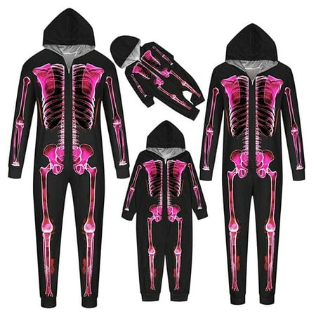 XUNHAO Matching Halloween Family Outfit Parent Child Outfit Skeleton Hooded Zipper Home Jumpsuit Trendy Party Clothes
XUNHAO Matching Halloween Family Outfit Parent Child Outfit Skeleton Hooded Zipper Home Jumpsuit Trendy Party Clothes
