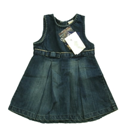Pre-owned Blukids Girls Blue Dress size: 3 Months