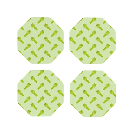 Coasters Set of 4 - green Asparagus print Drink Coasters for Tabletop Protection Leather Coasters for Living Room Decor and Housewarming Gift Octagon
Coasters Set of 4 - green Asparagus print Drink Coasters for Tabletop Protection Leather Coasters for Living Room Decor and Housewarming Gift Octagon