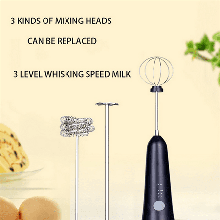 Wireless Milk Frothers Electric Handheld Blender with USB Electrical Mini Coffee Maker Whisk Mixer for Coffee Cream
Wireless Milk Frothers Electric Handheld Blender with USB Electrical Mini Coffee Maker Whisk Mixer for Coffee Cream