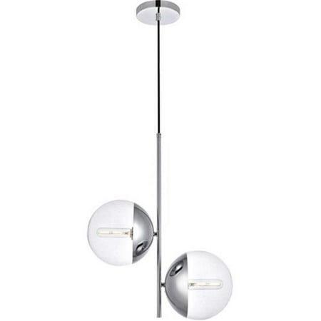 Living District LD6119C Eclipse 2 Lights Pendant Ceiling Light with Clear Glass Chrome
Living District LD6119C Eclipse 2 Lights Pendant Ceiling Light with Clear Glass Chrome