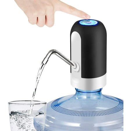 Automatic Water Bottle Dispenser Portable Electric Water Bottle Pump with USB Charging for 3-5 Gallon Bottle Black
Automatic Water Bottle Dispenser Portable Electric Water Bottle Pump with USB Charging for 3-5 Gallon Bottle Black