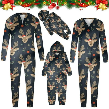 YYDGH Christmas Pajamas for Family Matching Sets 2023 Chirstmas Deer Print Pjs Zipper Long Sleeve Hooded Jumpsuit Outfits
YYDGH Christmas Pajamas for Family Matching Sets 2023 Chirstmas Deer Print Pjs Zipper Long Sleeve Hooded Jumpsuit Outfits