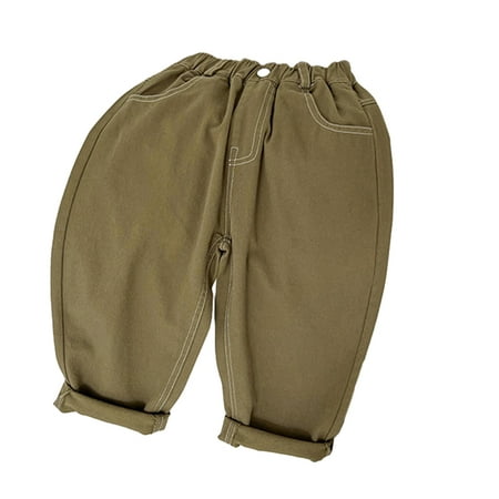Qudderr Toddler Kids Boys Casual Pants Cotton Spring Fall Trousers Elastic Waist School Student Uniform Pants for 1-8 Years
Qudderr Toddler Kids Boys Casual Pants Cotton Spring Fall Trousers Elastic Waist School Student Uniform Pants for 1-8 Years