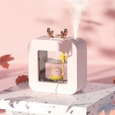PIKADINGNIS Cute Cartoon Mini Humidifier Aroma Diffuser Night Light 3-in-1 USB Rechargeable Transparent Square Desktop Mist Vaporiser (Pink)
PIKADINGNIS Cute Cartoon Mini Humidifier Aroma Diffuser Night Light 3-in-1 USB Rechargeable Transparent Square Desktop Mist Vaporiser (Pink)