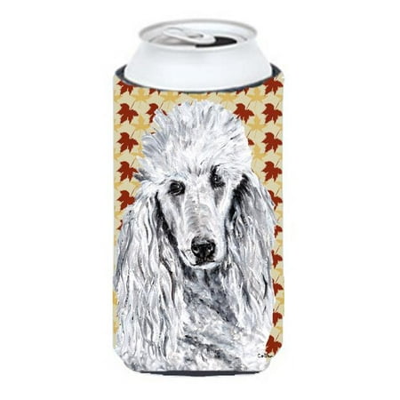 White Standard Poodle Fall Leaves Tall Boy bottle sleeve Hugger - 22 To 24 Oz.
White Standard Poodle Fall Leaves Tall Boy bottle sleeve Hugger - 22 To 24 Oz.