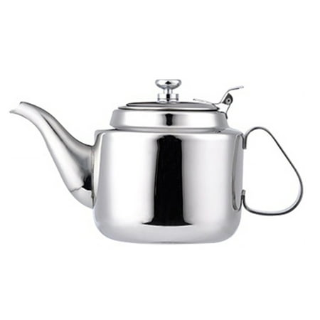 Gwong 800ml/1400ml Heat-resistant Tea Kettle Corrosion Resistant Stainless Steel Large Capacity Dust-proof Teapot for Home(Silver S)
Gwong 800ml/1400ml Heat-resistant Tea Kettle Corrosion Resistant Stainless Steel Large Capacity Dust-proof Teapot for Home(Silver S)