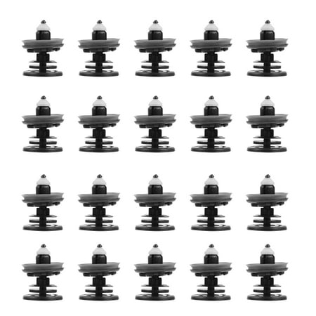 20pcs Plastic Door Trim Panel Retainer Clips Bumper Clips Car Fastener Clips