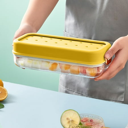 Winter Savings Clearance! SuoKom Household Ice Making Mold With Automatic De-icing & Storage Integrated Large-Capacity Pressing Ice Tray With Scoop & Support Plate 24 Cavities
Winter Savings Clearance! SuoKom Household Ice Making Mold With Automatic De-icing & Storage Integrated Large-Capacity Pressing Ice Tray With Scoop & Support Plate 24 Cavities