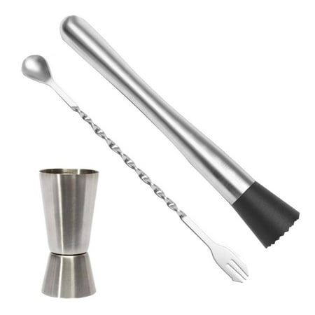 Cocktail Bartender Stainless Cocktail Muddler Mixing