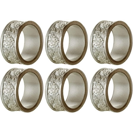 Dublin Napkin Rings Set of 6 - Elegant Dining Table Decor Napkin Holder Rings - Table Setting Decorations for Thanksgiving Fall Holiday Dinner (Gray)
Dublin Napkin Rings Set of 6 - Elegant Dining Table Decor Napkin Holder Rings - Table Setting Decorations for Thanksgiving Fall Holiday Dinner (Gray)