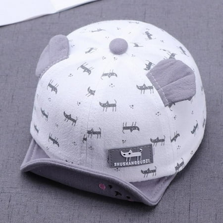 Shengshi Toddler Kids Baby Girl Boy Cute Cartoon Cat Printed Visor Baseball Cap Warm Hat Gary
Shengshi Toddler Kids Baby Girl Boy Cute Cartoon Cat Printed Visor Baseball Cap Warm Hat Gary