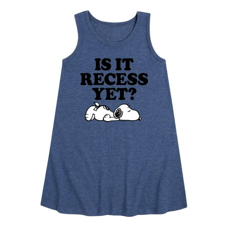 Peanuts - Is It Recess Yet - Toddler and Youth Girls A-line Dress
Peanuts - Is It Recess Yet - Toddler and Youth Girls A-line Dress