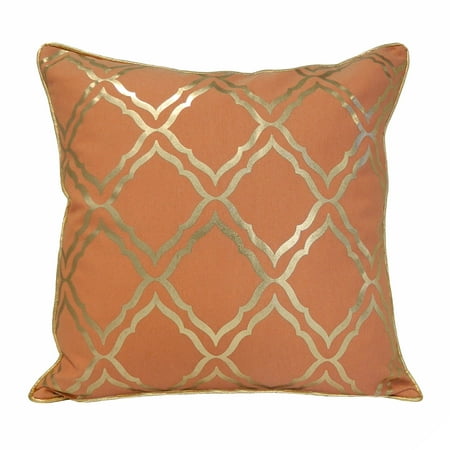 Better Homes and Gardens Coral Trellis Pillow - Walmart.com