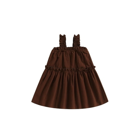Toddler Baby Girls Summer Cotton Sundress Sleeveless Off Shoulder Solid Color Ruffle Casual Princess Dress
Toddler Baby Girls Summer Cotton Sundress Sleeveless Off Shoulder Solid Color Ruffle Casual Princess Dress