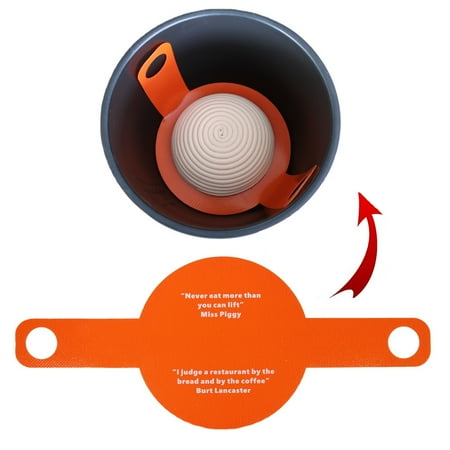 YOWELL Silicone Baking Mat for Dutch Oven Bread Baking - Long Handles for Gentler Safer & Easier Transfer of Dough - Easy to Clean(1 pc - Orange)
YOWELL Silicone Baking Mat for Dutch Oven Bread Baking - Long Handles for Gentler Safer & Easier Transfer of Dough - Easy to Clean(1 pc - Orange)