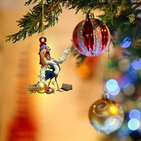 Amazing Christmas Chicken Acrylic Flat Pendant Christmas Day Decoration Pendant Christmas Home Car Backpack Pendant Pendant Gift
Amazing Christmas Chicken Acrylic Flat Pendant Christmas Day Decoration Pendant Christmas Home Car Backpack Pendant Pendant Gift