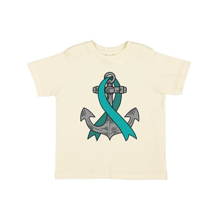 Inktastic Anchor with Teal Ribbon for Ovarian Cancer Awareness Gift Toddler Boy or Toddler Girl T-Shirt
Inktastic Anchor with Teal Ribbon for Ovarian Cancer Awareness Gift Toddler Boy or Toddler Girl T-Shirt