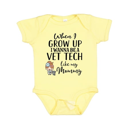 Inktastic Vet Tech Mom Veterinary Technician Gift Baby Girl Bodysuit
