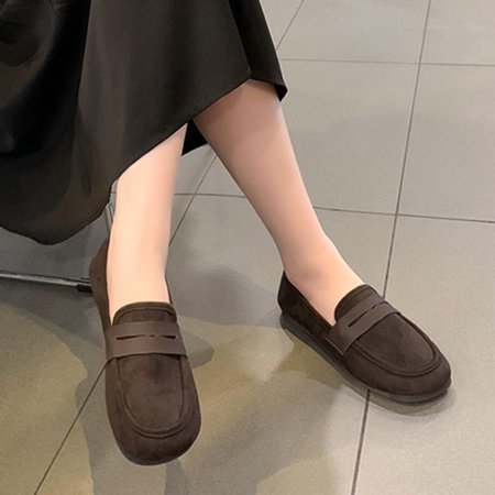 Mackneog Women Casual Shoes Autumn And Winter Comfortable Simple Low Heel Solid Color Suede Soft Bottom Square Toe Slip On Gift on Clearance
Mackneog Women Casual Shoes Autumn And Winter Comfortable Simple Low Heel Solid Color Suede Soft Bottom Square Toe Slip On Gift on Clearance